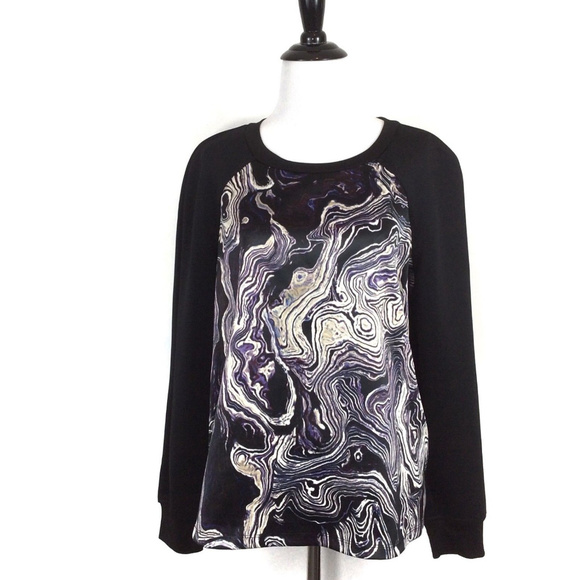 Simply Vera Vera Wang Sweaters - Simply Vera Wang Scuba Sweatshirt Sweater Large